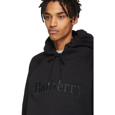 burberry clarke hoodie|Burberry: Black Clarke Hoodie .